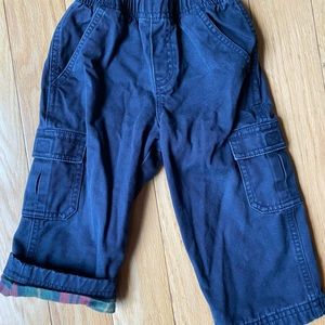 LL Bean Flannel Lined 2T